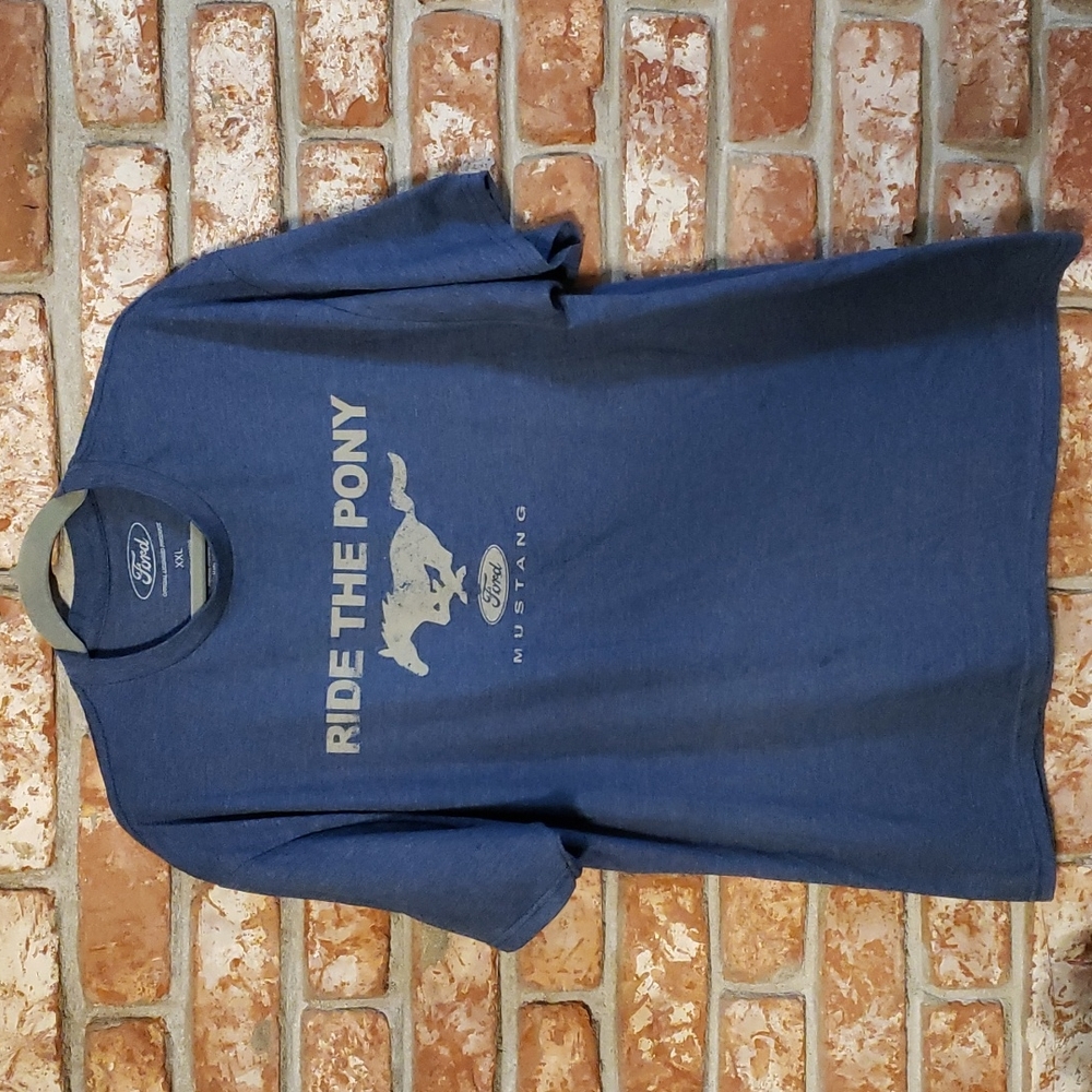 NWOT Men's Ford Mustang Ride The Pony Short Sleeve Shirt